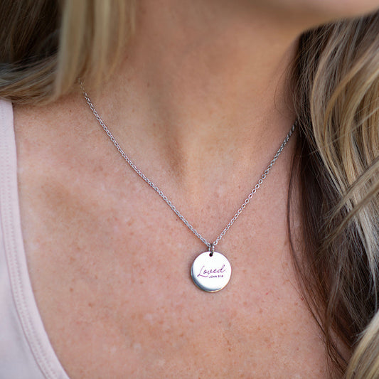 Loved - John 3:16 Necklace