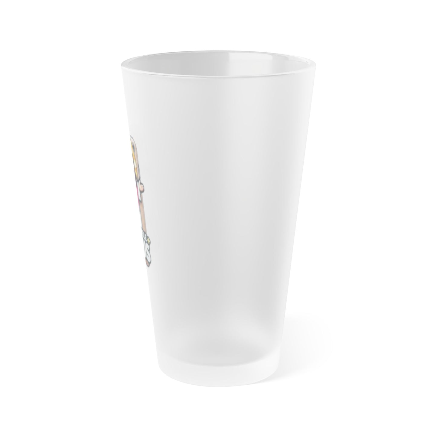 Frosted Pint Glass, 16oz