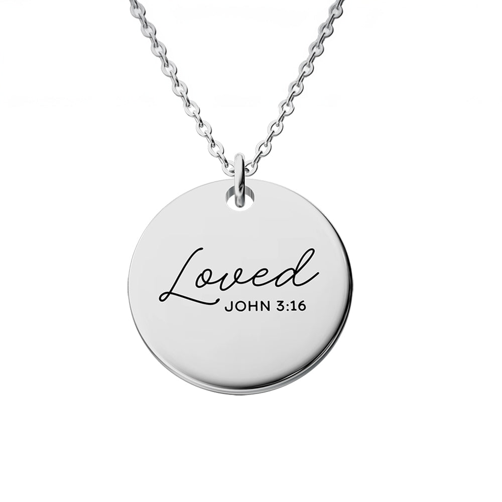 Loved - John 3:16 Necklace