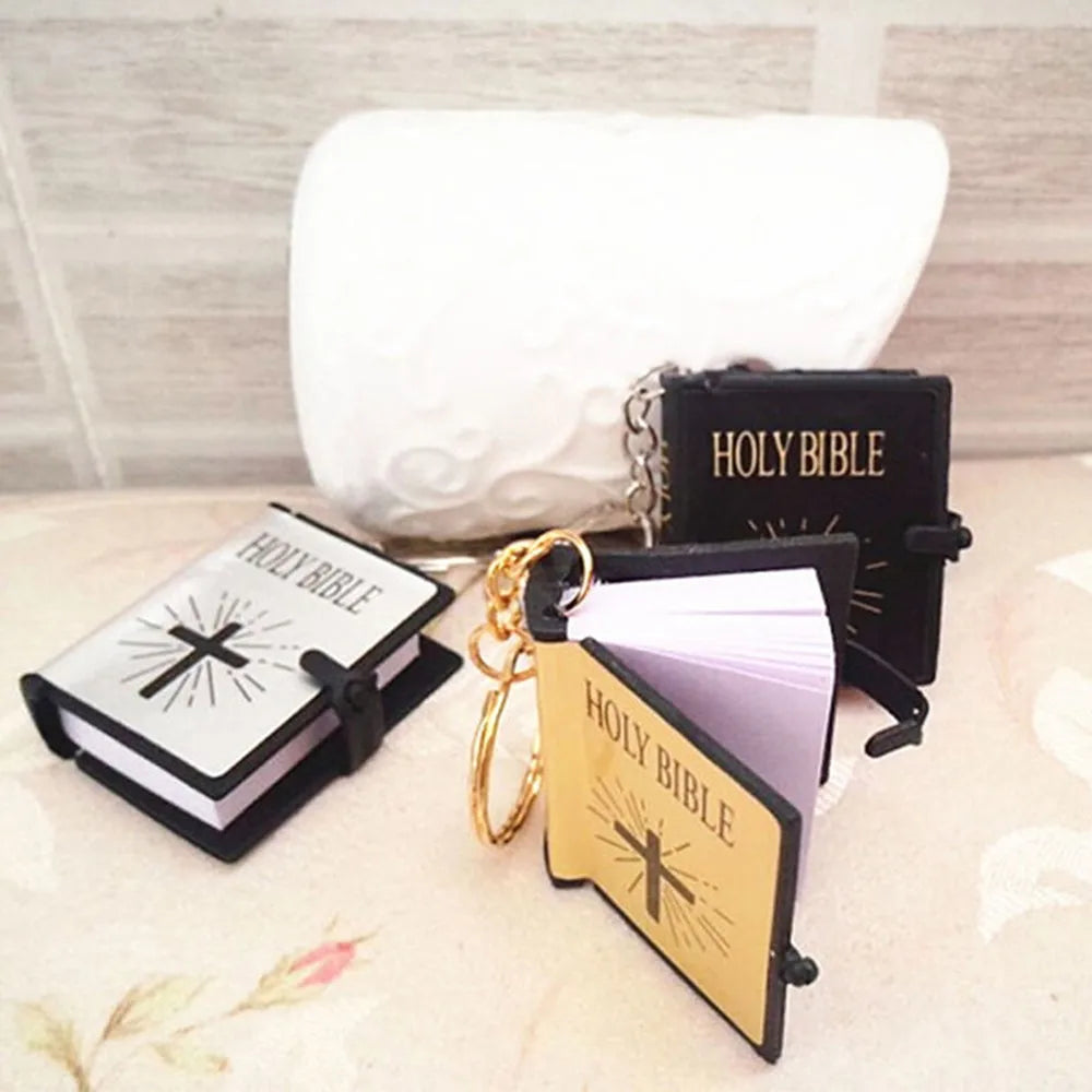 Mini English HOLY BIBLE Keychain