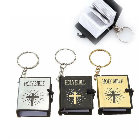 Mini English HOLY BIBLE Keychain