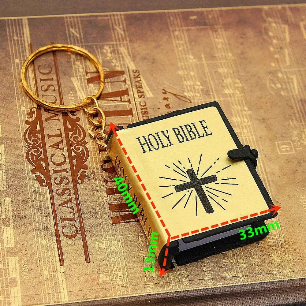 Mini English HOLY BIBLE Keychain